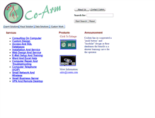 Tablet Screenshot of coarm.com